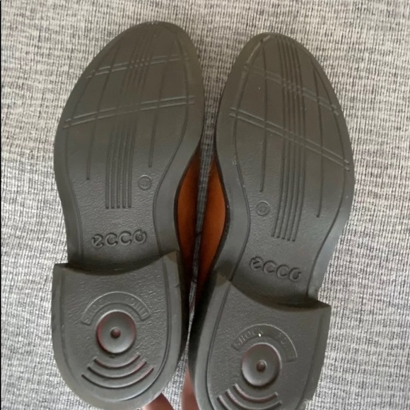 ✨SOLD✨ ECCO Shock Point Brown Lace-up Oxford Dress Shoes Men's Sz 47 EU/ 13- US - Picture 5 of 5